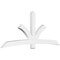 Ekena Millwork Davenport Architectural Grade PVC Gable Bracket, 108"W x 45"H x 4"D x 6"F, 10/12 Pitch GBP108X45X0406DAV00 - alternate 1